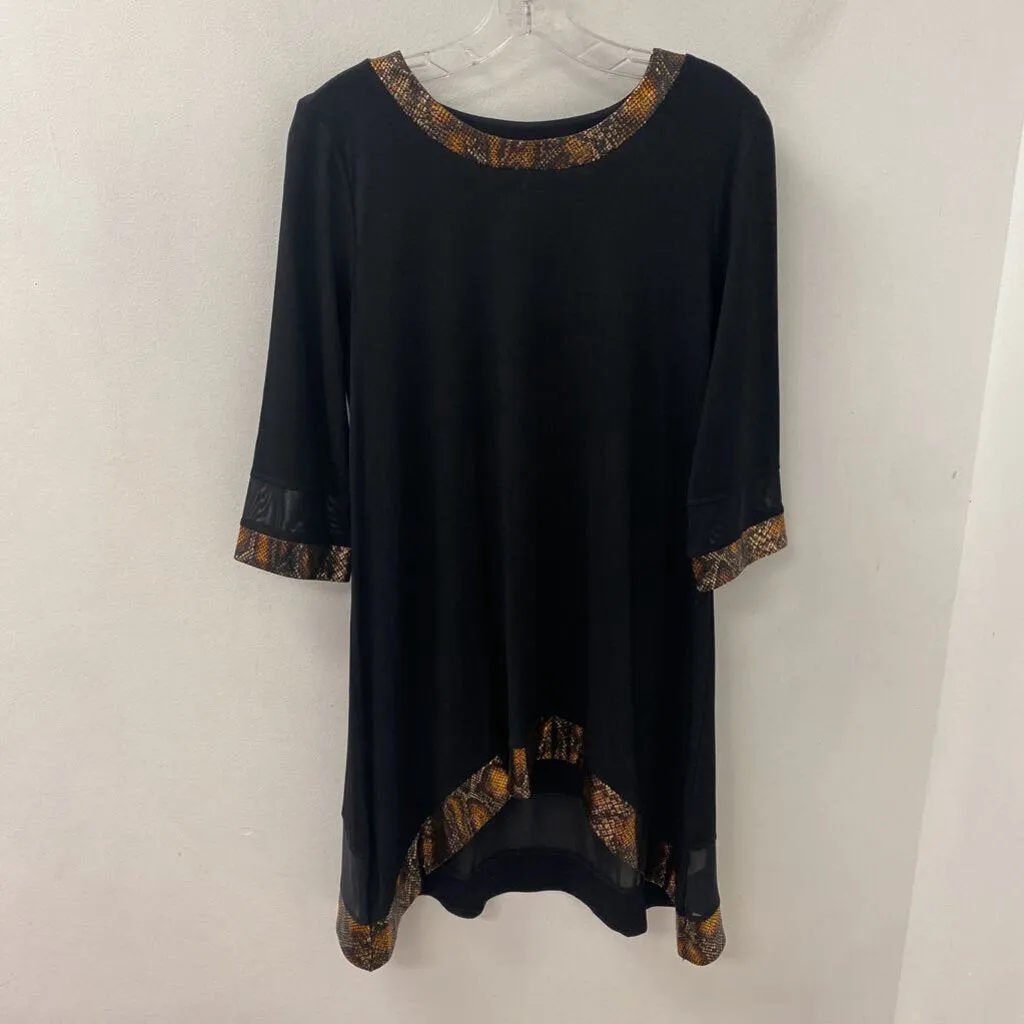 RED CORAL WOMEN'S TOP black copper gold S sold by The Comeback