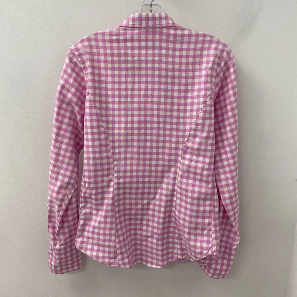 TM LEWIN WOMEN'S BLOUSE/SHIRT pink white 8 sold by The Comeback product image thumbnail 3