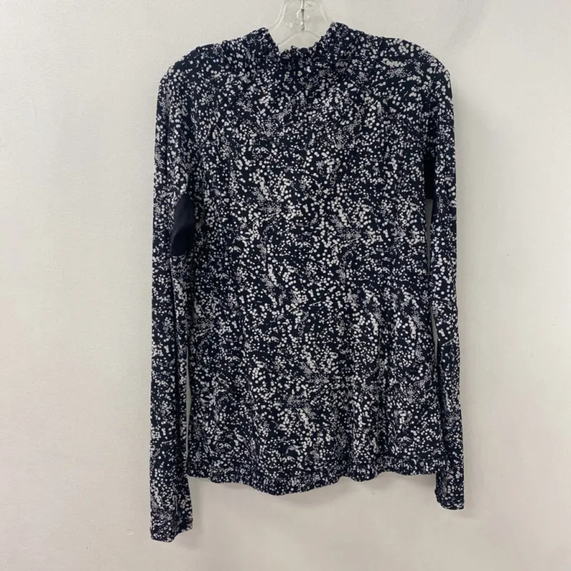 LULULEMON WOMEN'S ACTIVE TOP black white dots M/L made by Lululemon
