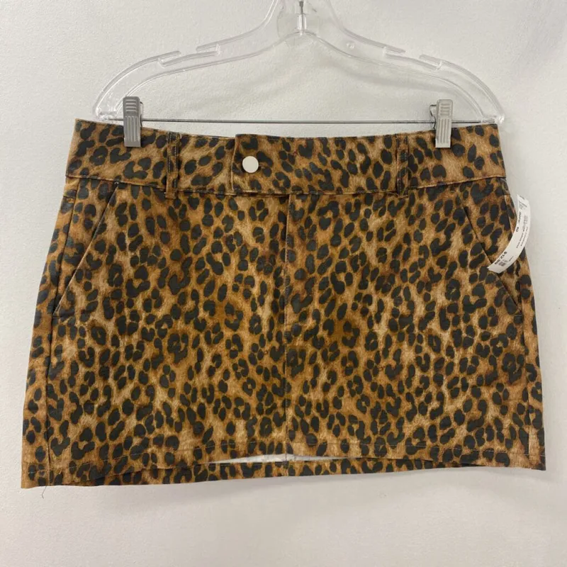 H&M WOMEN'S SKIRT animal print 10 made by H&M