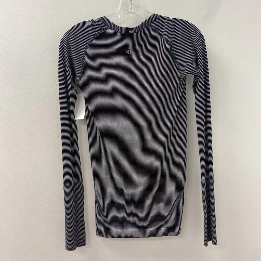 LULULEMON WOMEN'S ACTIVE TOP black white4 sold by The Comeback product image thumbnail 2