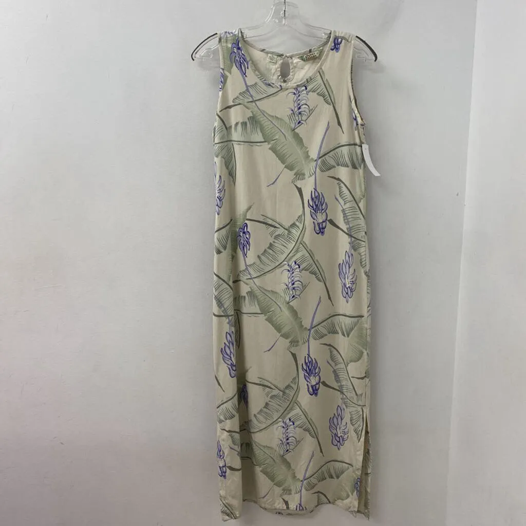 TOMMY BAHAMA WOMEN'S DRESS beige green purple M sold by The Comeback