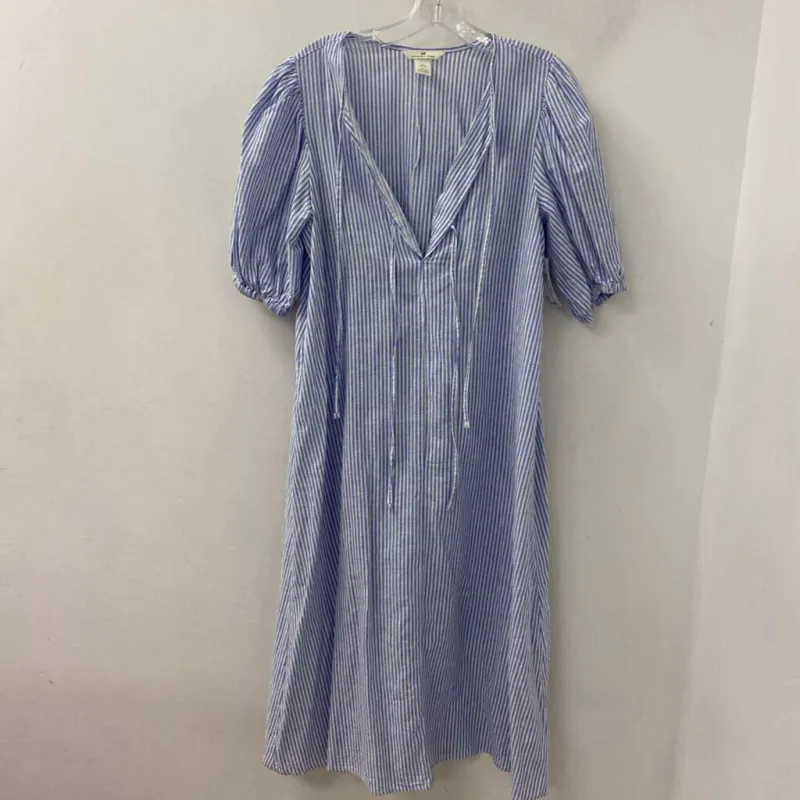 H&M WOMEN'S DRESS white blue S made by H&M