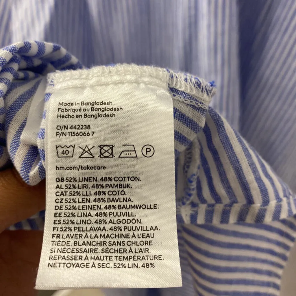 H&M WOMEN'S DRESS white blue S sold by The Comeback product image thumbnail 3