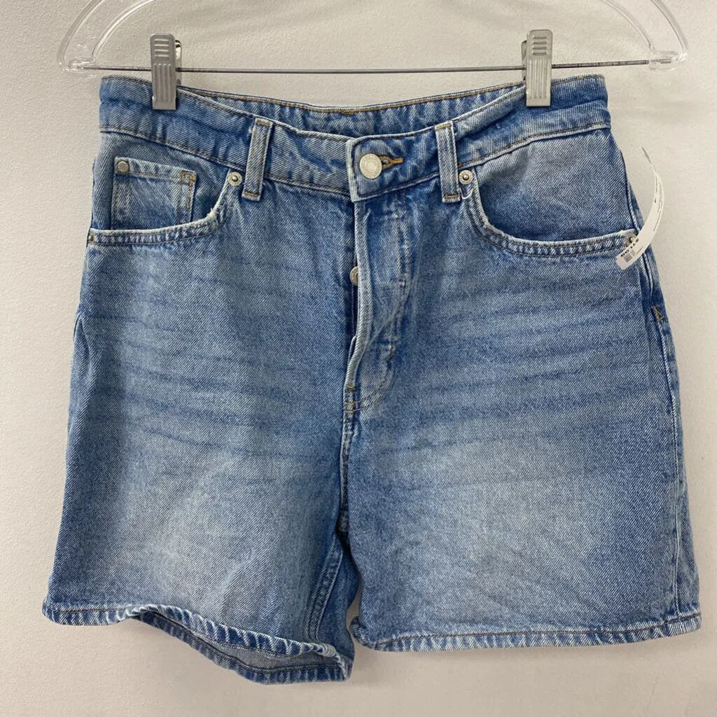 H&M WOMEN'S SHORTS blue 4 sold by The Comeback