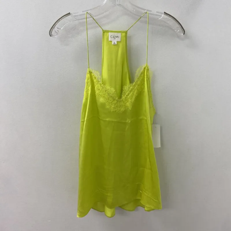 CAMI NYC WOMEN'S TANK/CAMI neon yellow L made by CAMI