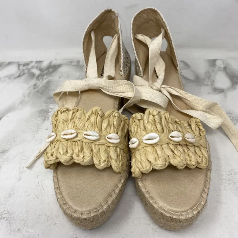 BROWNS WOMEN'S SANDALS cream beige 40 made by Browns Shoes
