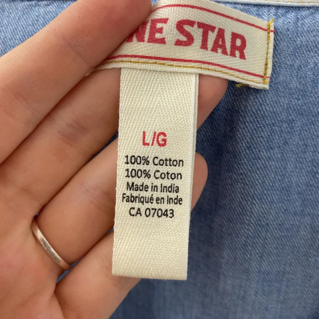 WOMEN'S TOP blue L sold by The Comeback product image thumbnail 3