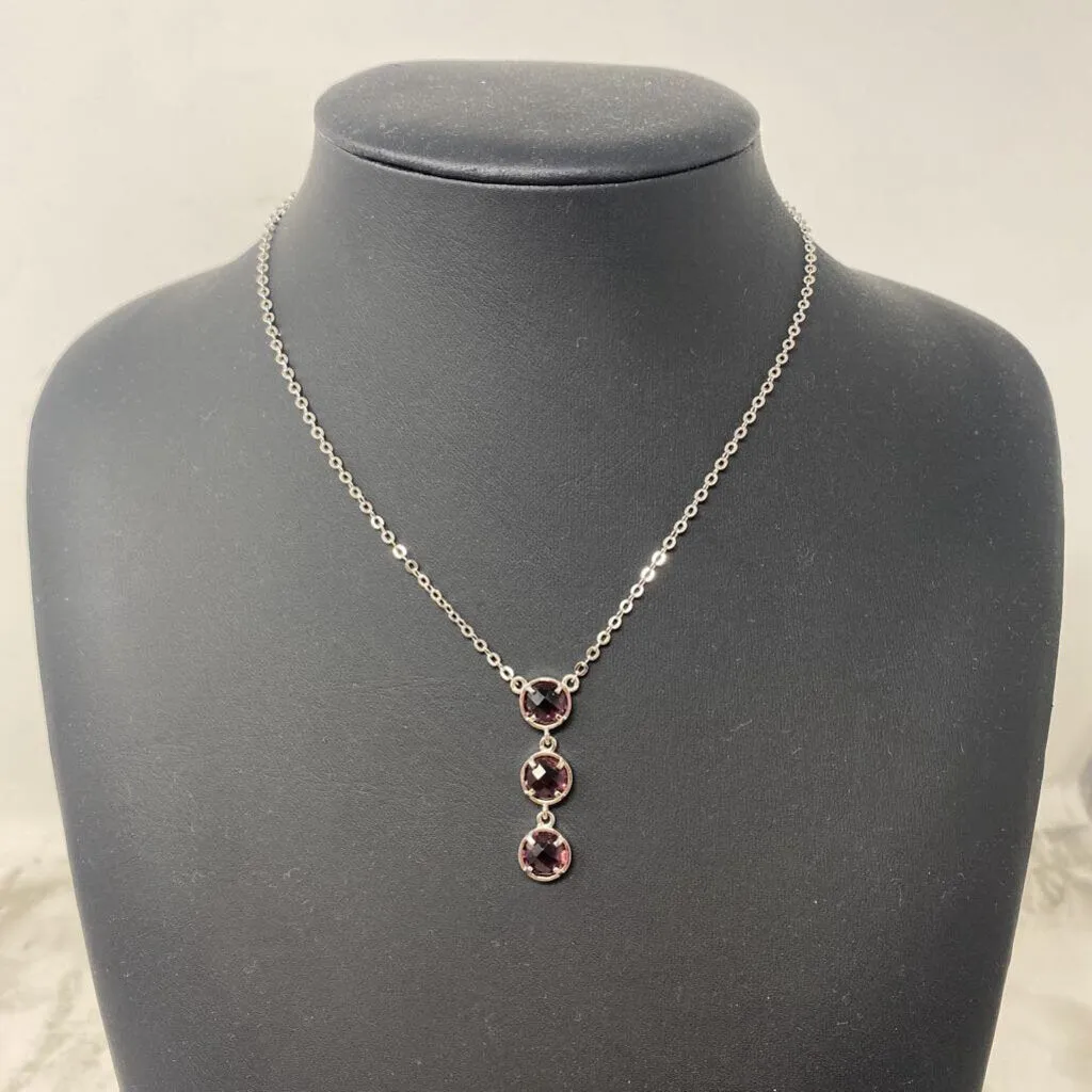 WOMEN'S JEWELRY SET silver purple sold by The Comeback product image thumbnail 4