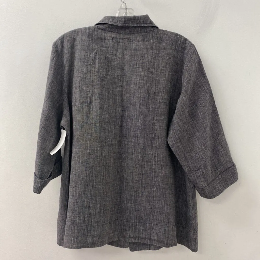 FLAX WOMEN'S BLOUSE/SHIRT black mix M sold by The Comeback product image thumbnail 2