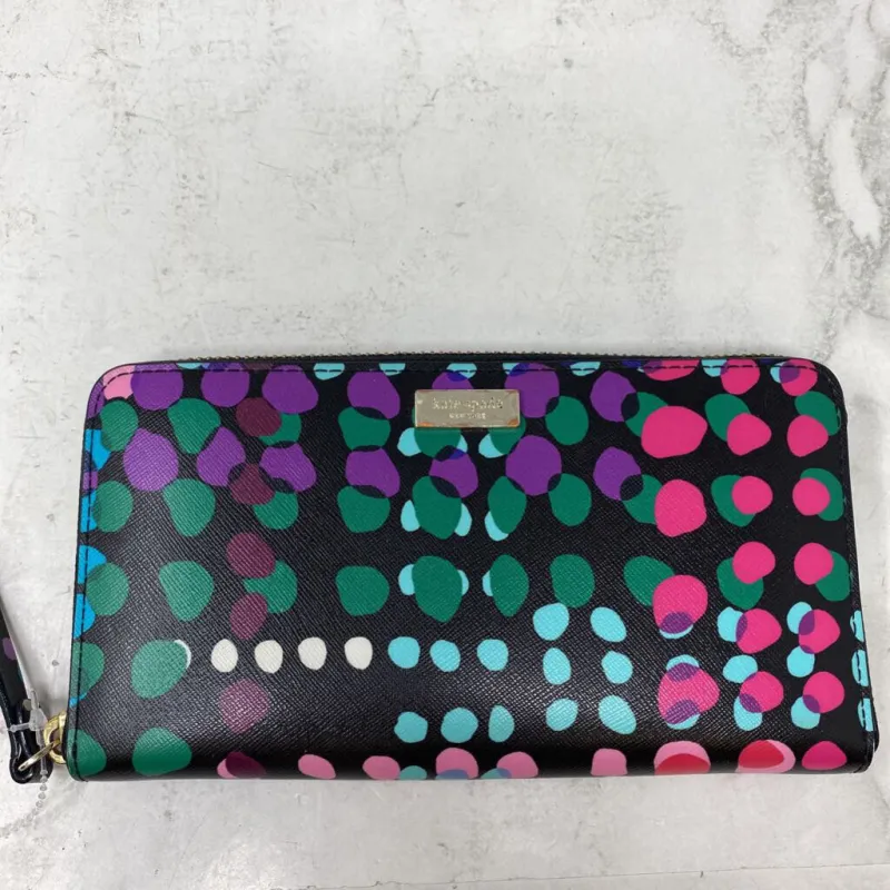 KATE SPADE WOMEN'S WALLET/WRISTLET black pink green made by Kate Spade