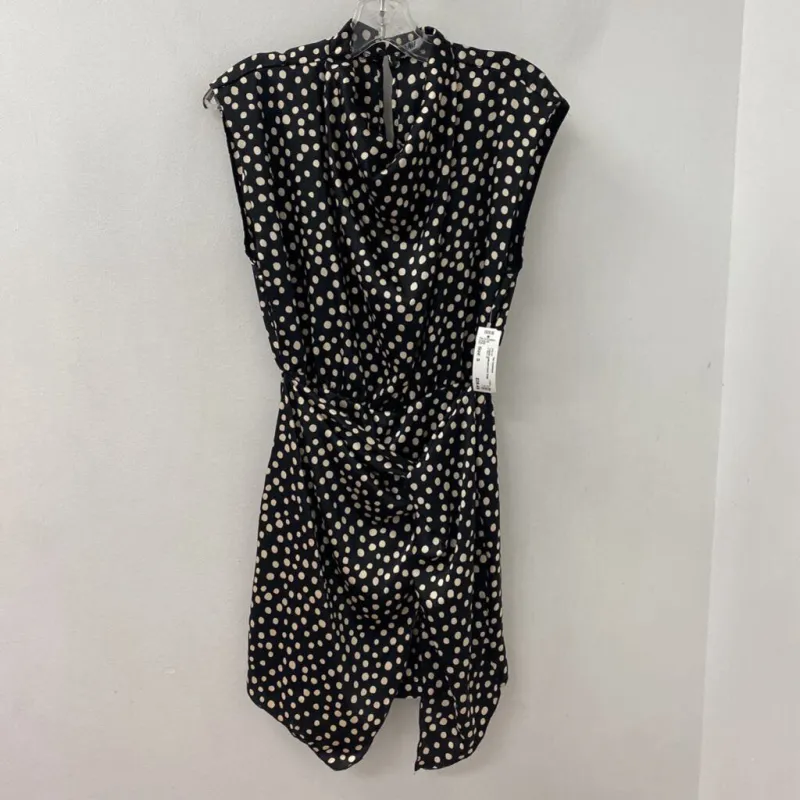 ZARA WOMEN'S DRESS black beige S made by Zara