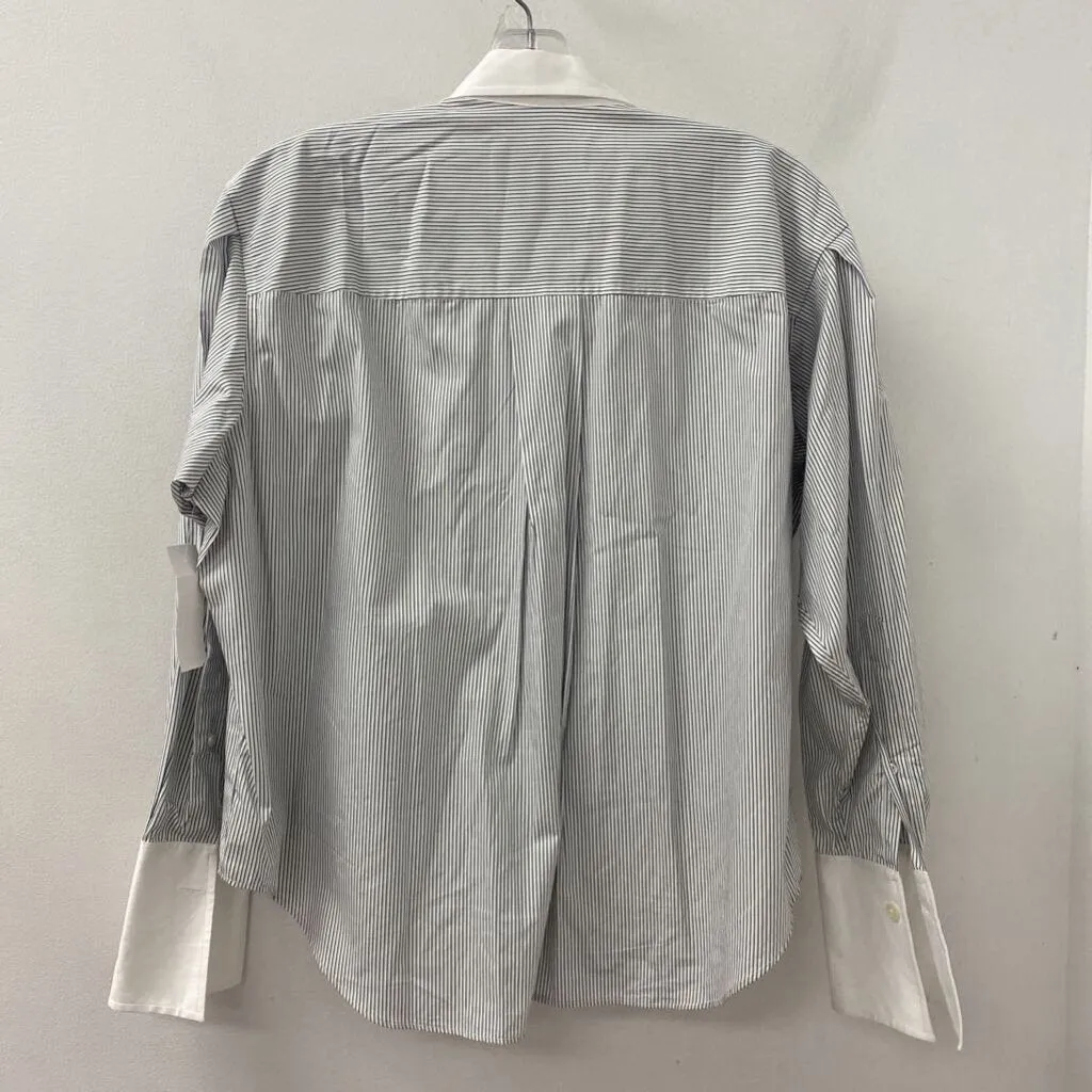 t line WOMEN'S BLOUSE/SHIRT grey white S-M sold by The Comeback product image thumbnail 3