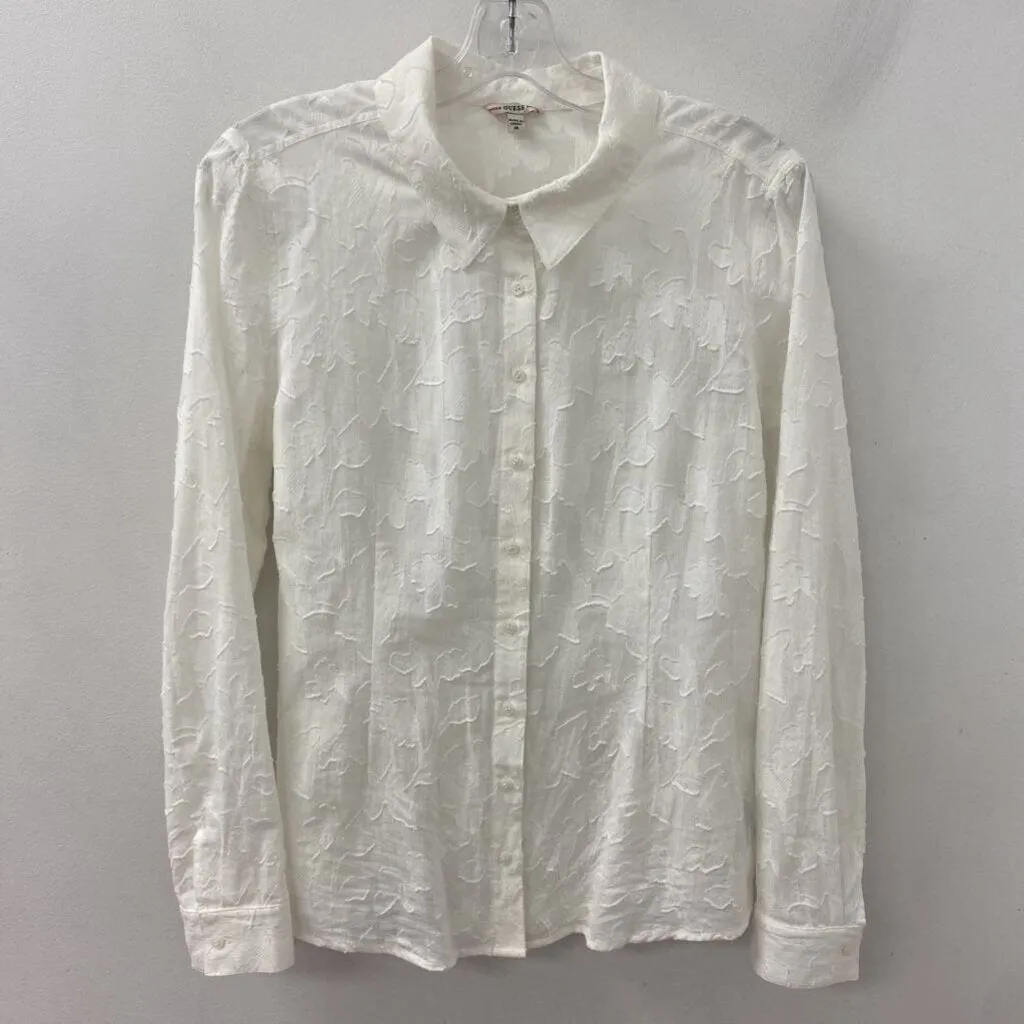 GUESS WOMEN'S BLOUSE/SHIRT ivory M sold by The Comeback