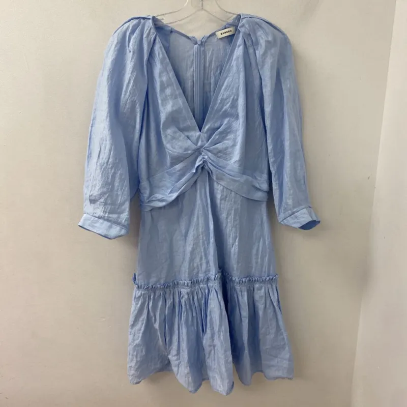 SANDRO WOMEN'S DRESS light blue 6/42 made by Sandro