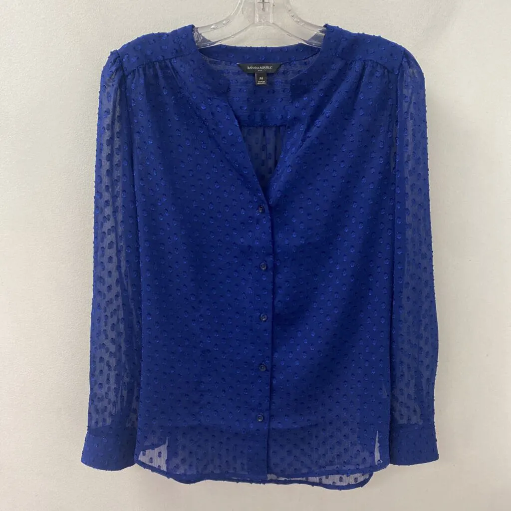 Banana Republic WOMEN'S BLOUSE/SHIRT blue dots M sold by The Comeback