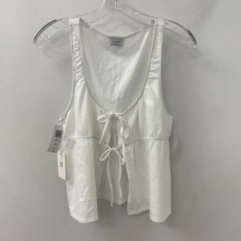 SUNDAY BEST WOMEN'S TANK/CAMI white M made by Sunday Best