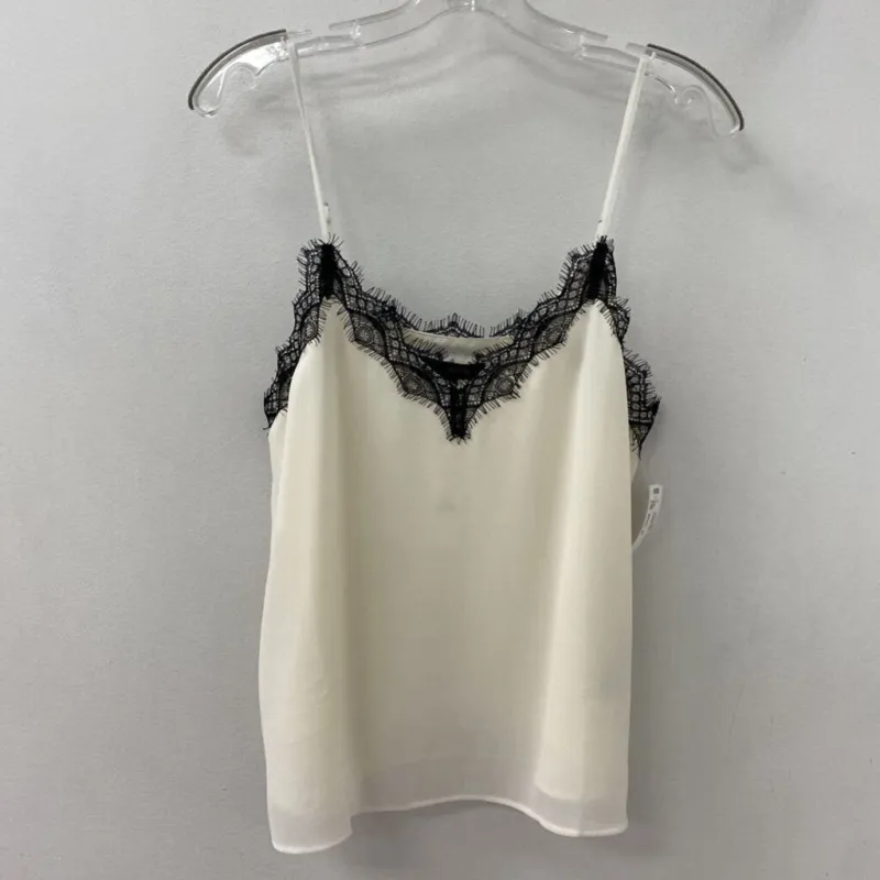 Banana Republic WOMEN'S TANK/CAMI white black S made by Banana Republic