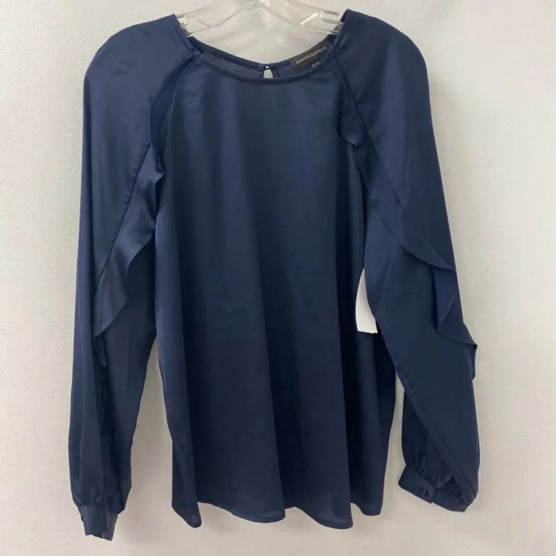 Banana Republic WOMEN'S BLOUSE/SHIRT navy M made by Banana Republic