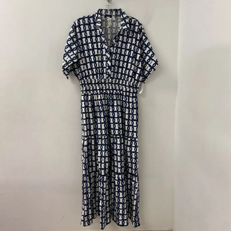 by Anthropologie WOMEN'S DRESS interlocking circles L made by Anthropologie