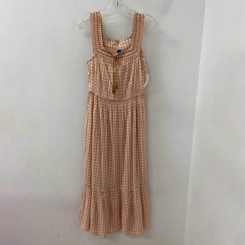 OLD NAVY WOMEN'S DRESS pink check S made by Old Navy