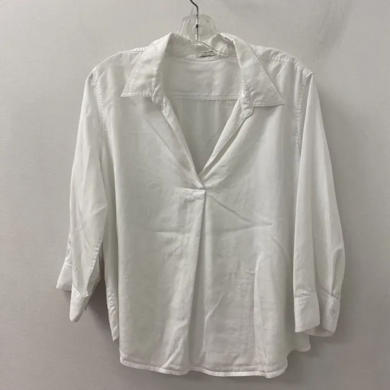 BABATON WOMEN'S BLOUSE/SHIRT white L made by Babaton
