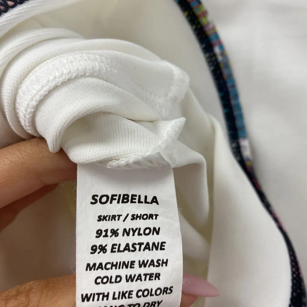 sofibella WOMEN'S ACTIVE BOTTOM white, multi colour trim L sold by The Comeback product image thumbnail 3