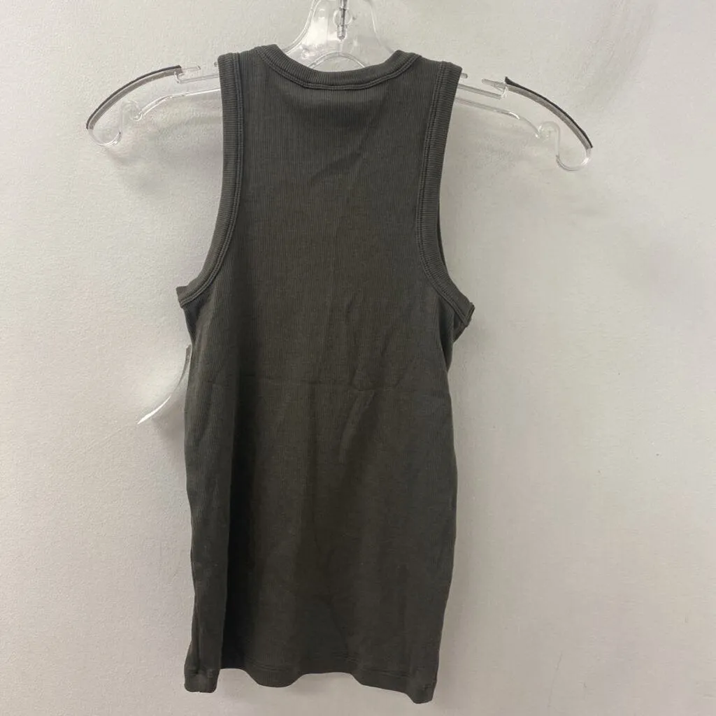 KOTN WOMEN'S TANK/CAMI olive XS sold by The Comeback product image thumbnail 2