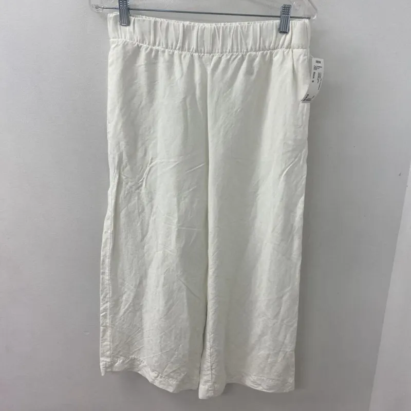 H&M WOMEN'S CAPRIS white S made by H&M