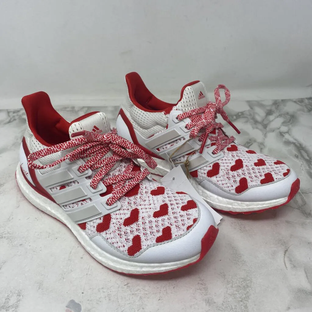 ADIDAS WOMEN'S SNEAKERS red heart print 7 sold by The Comeback product image thumbnail 3