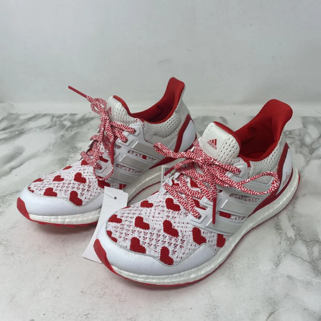 ADIDAS WOMEN'S SNEAKERS red heart print 7 sold by The Comeback product image thumbnail 2