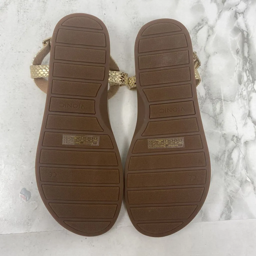 VIONIC WOMEN'S SANDALS gold 9 sold by The Comeback product image thumbnail 5