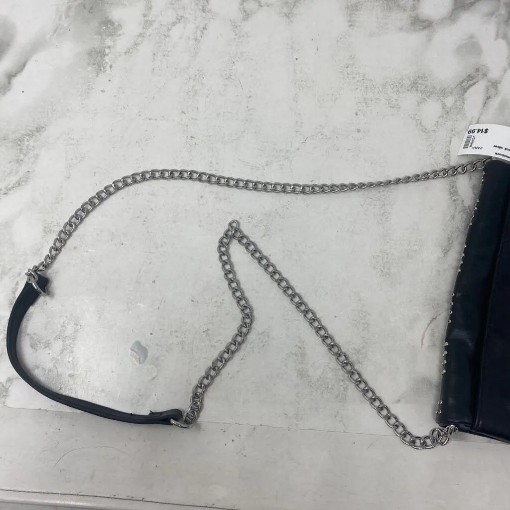 ZARA WOMEN'S BAG black silver sold by The Comeback product image thumbnail 4