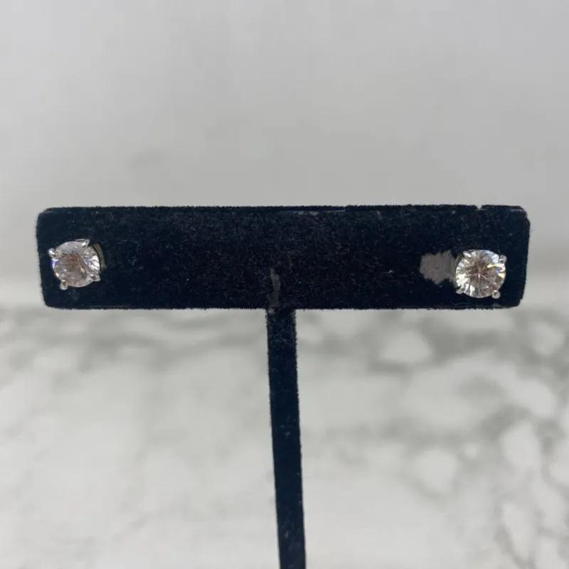 925 WOMEN'S EARRINGS clear silver made by The Comeback