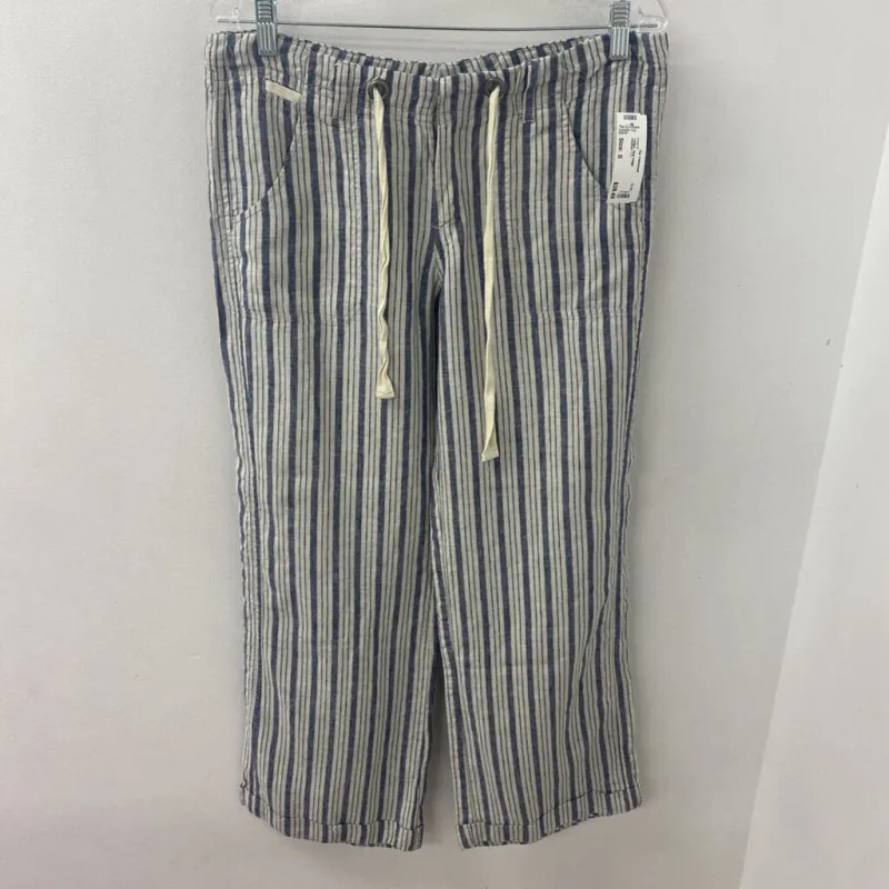 ELAN WOMEN'S PANTS blue beige S made by Elan