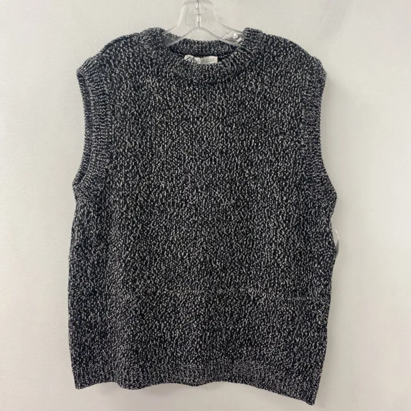 ZARA WOMEN'S SWEATER black white mix S made by Zara