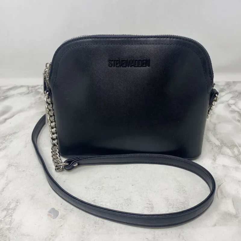 STEVE MADDEN WOMEN'S BAG black silver made by Steve Madden