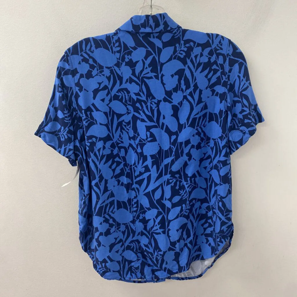 TALBOTS WOMEN'S BLOUSE/SHIRT blue floral S sold by The Comeback product image thumbnail 2