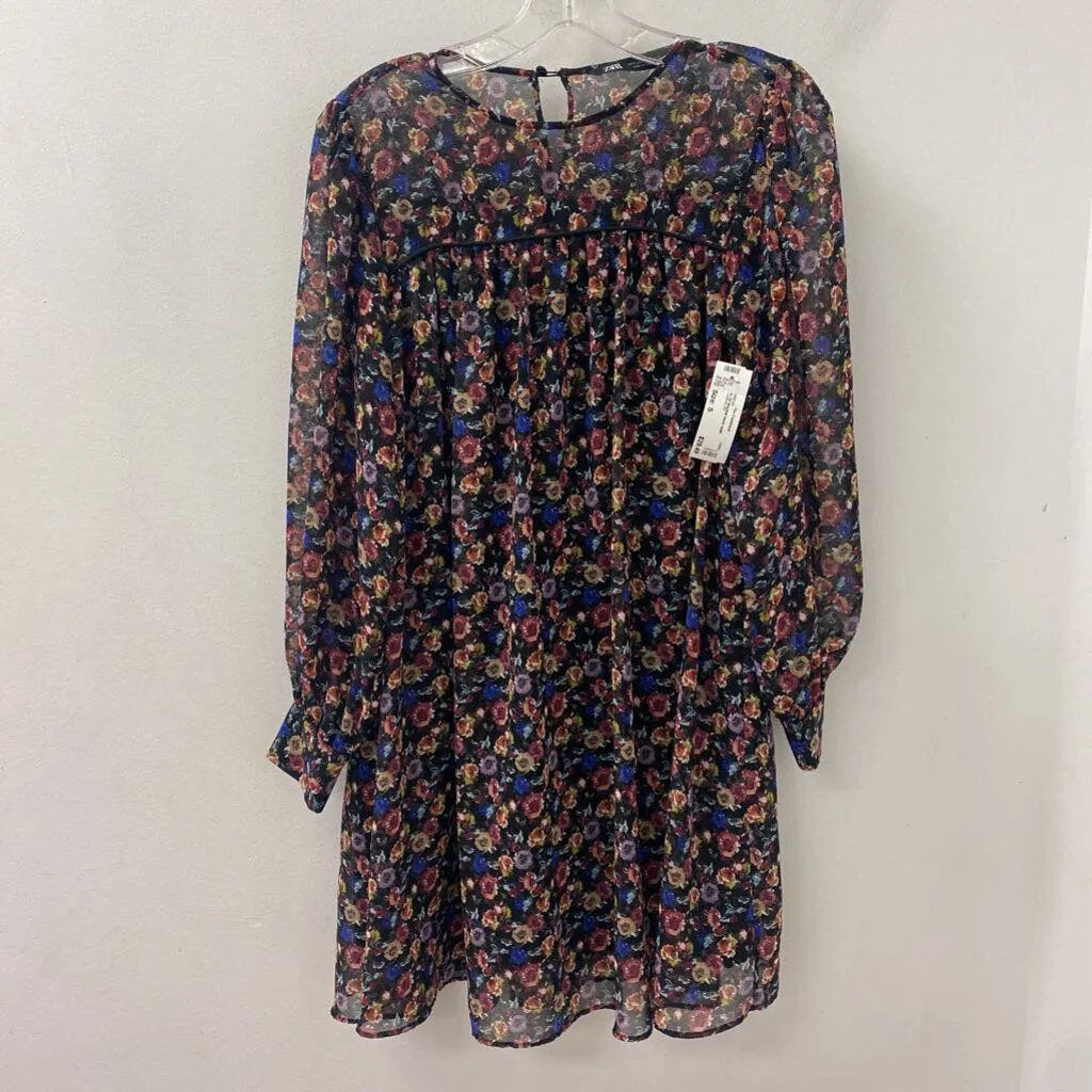 ZARA WOMEN'S DRESS black multi S sold by The Comeback
