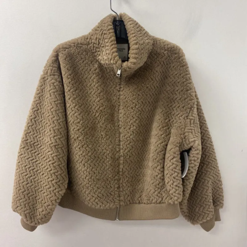 ABERCROMBIE & FITCH WOMEN'S COAT fawn XS made by Abercrombie & Fitch