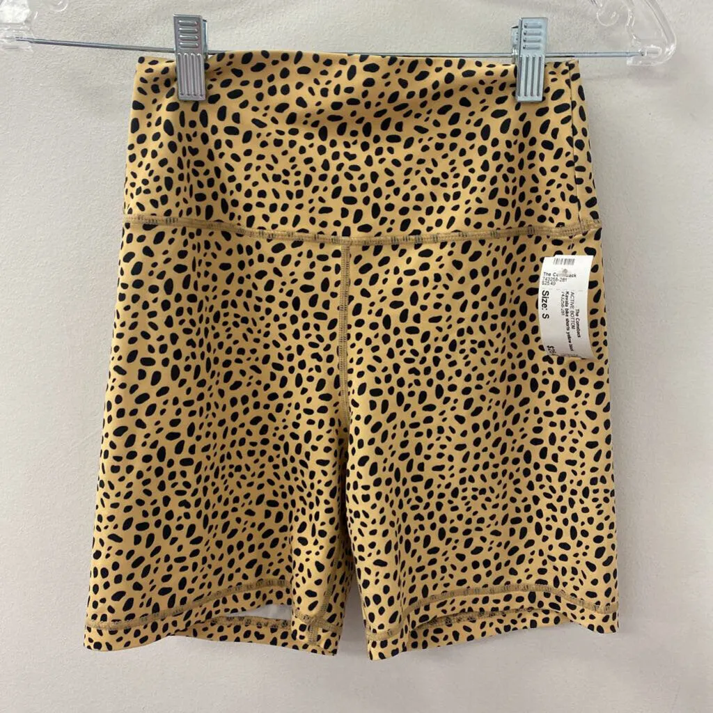 WOMEN'S ACTIVE BOTTOM yellow black dots S sold by The Comeback