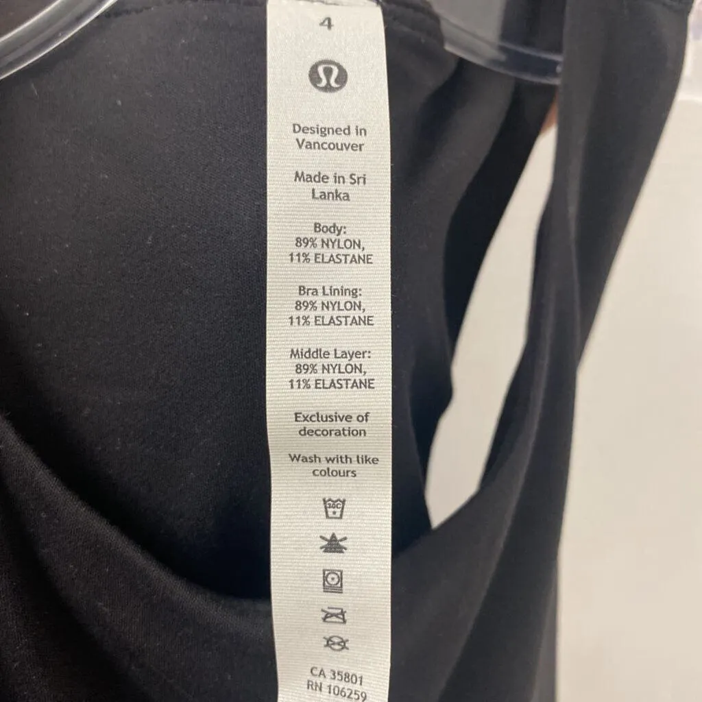 LULULEMON WOMEN'S ACTIVE TOP black 4 sold by The Comeback product image thumbnail 3