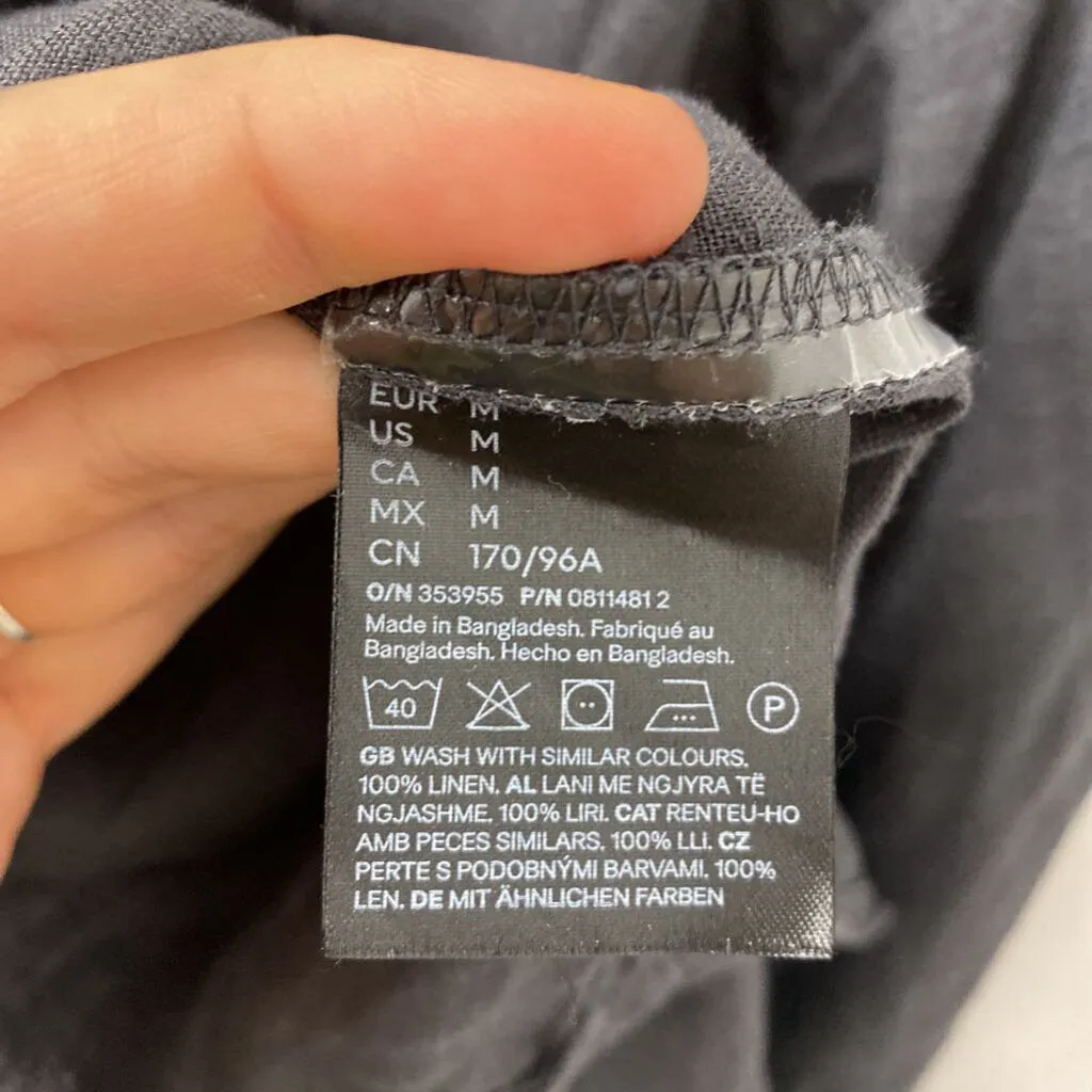 H&M WOMEN'S BLOUSE/SHIRT grey M sold by The Comeback product image thumbnail 4