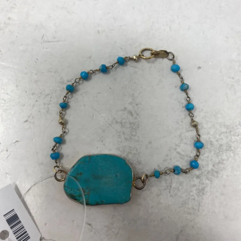 WOMEN'S BRACELET turquoise gold made by The Comeback