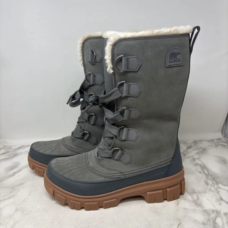 SOREL WOMEN'S BOOTS WINTER grey 10 made by Sorel