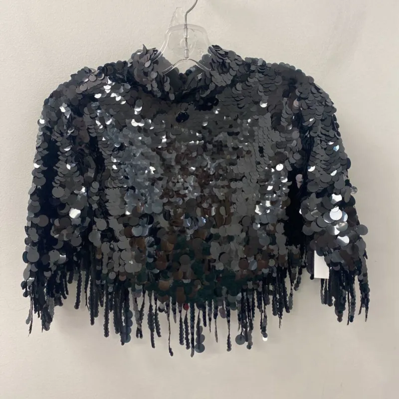 ZARA WOMEN'S TOP black S-M made by Zara