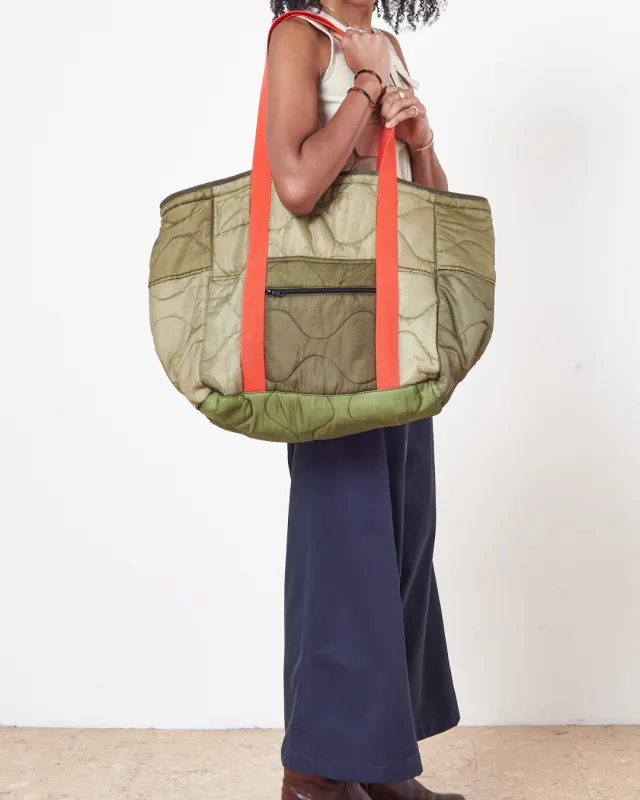 REMADE PUFFER TOTE made by Suay