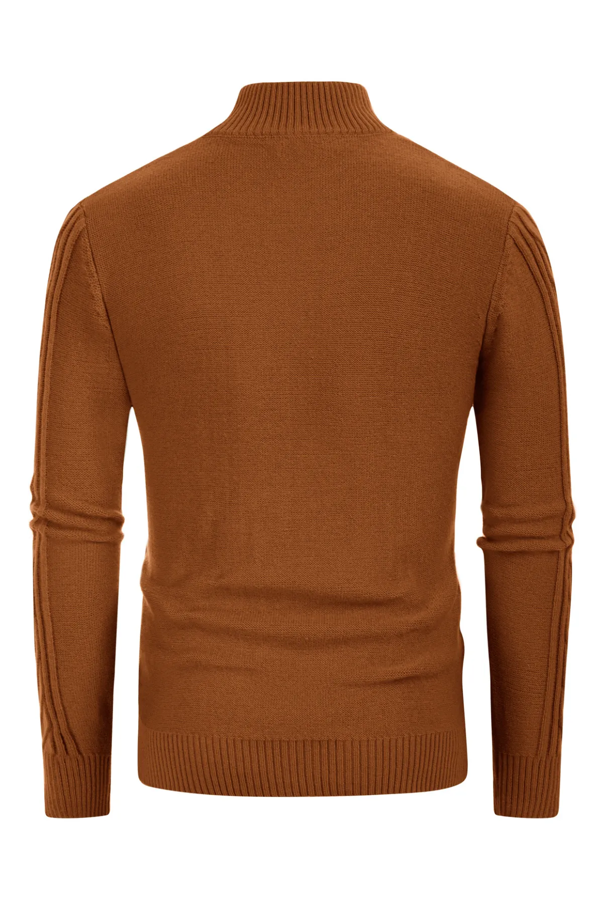 Men's Cable Knit Sweater Long Sleeve Casual Turtleneck Thermal Pullover Sweater sold by Paul Jones product image thumbnail 4