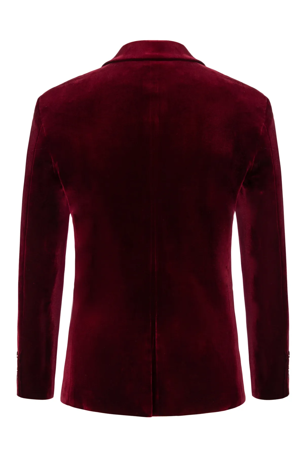 Men's Velvet Party Blazer Stylish Notch Lapel Two Buttons Blazer Coat sold by Paul Jones product image thumbnail 4