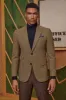 Men's Herringbone Two Button Blazer British Wool Blend Vintage Sport Coats sold by Paul Jones